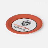 Universität Oregon Staat Pappteller (Schrägansicht)