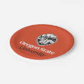 Universität Oregon Staat Pappteller (Schrägansicht)