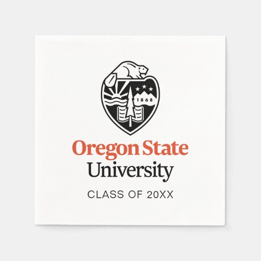 Universität Oregon Staat Serviette (Vorderseite)