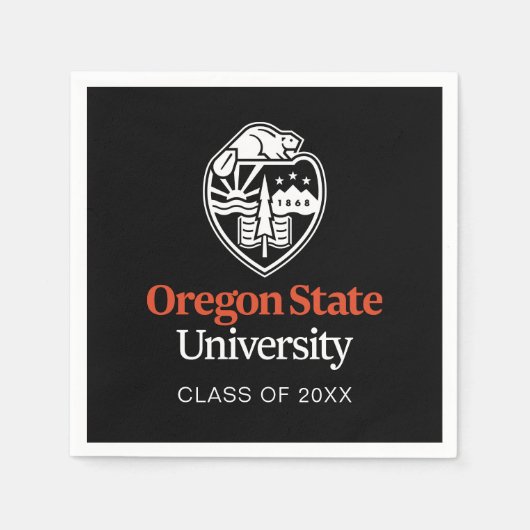 Universität Oregon Staat Serviette (Vorderseite)