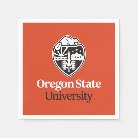 Universität Oregon Staat Serviette (Vorderseite)