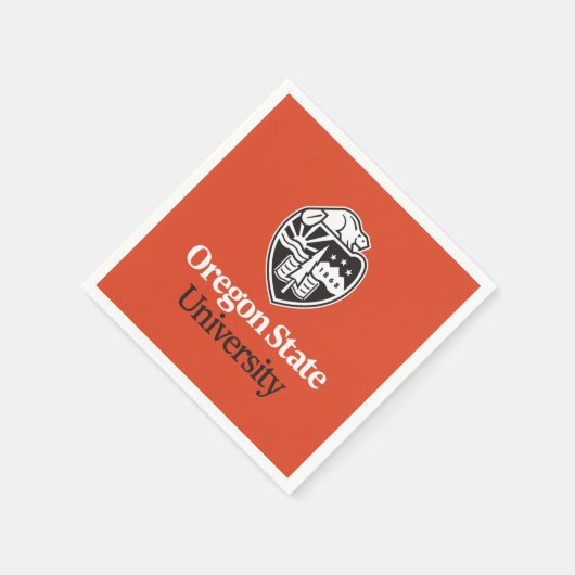 Universität Oregon Staat Serviette (Ecke)