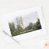 Universität Oxford Rechteckiger Aufkleber (Umschlag)