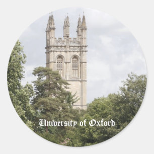 Universität Oxford Runder Aufkleber