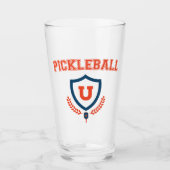 Universität Pickleball Glas (Vorderseite)
