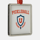 Universität Pickleball Ornament Aus Metall (Rechts)