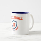 Universität Pickleball Zweifarbige Tasse (VorderseiteRechts)