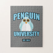 Universität Pinguin - Blau Puzzle (Vertikal)