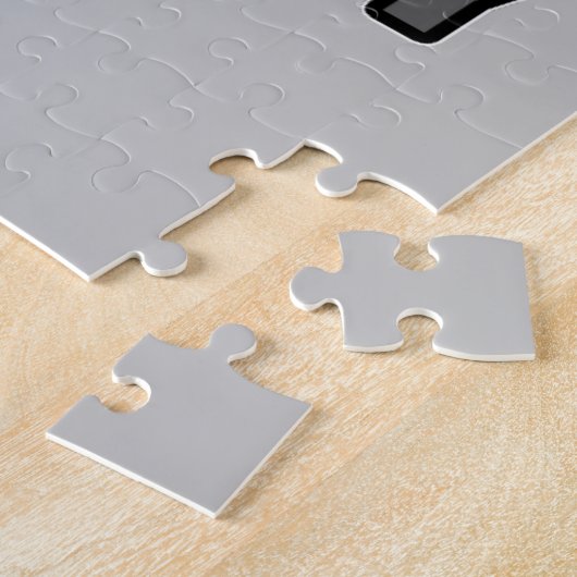 Universität Pinguin - Grau Puzzle (Seite)