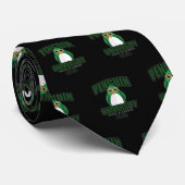 Universität Pinguin - Grün Krawatte (Gerollt)