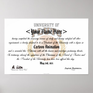Universität Pluto Diploma Poster