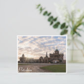 Universität Potsdam bei Sonnenuntergang in Deutsch Postkarte (Stehend Vorderseite)