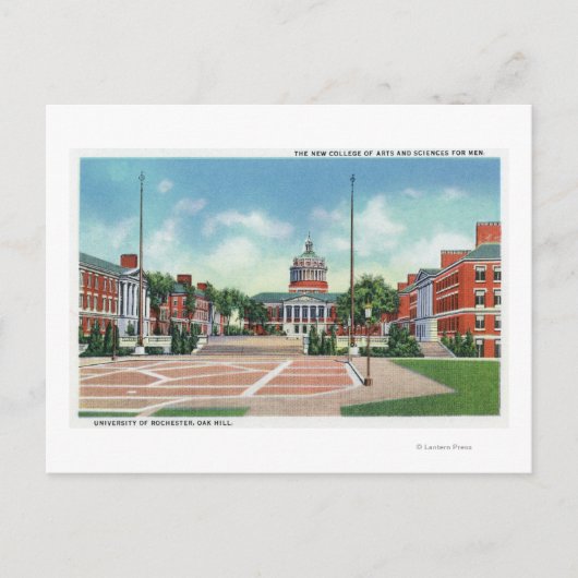 Universität Rochester Postkarte (Vorderseite)