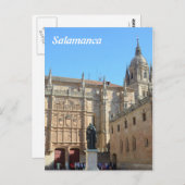 Universität Salamanca Postkarte (Vorne/Hinten)