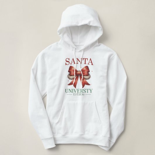Universität Santa Hoodie (Design vorne)