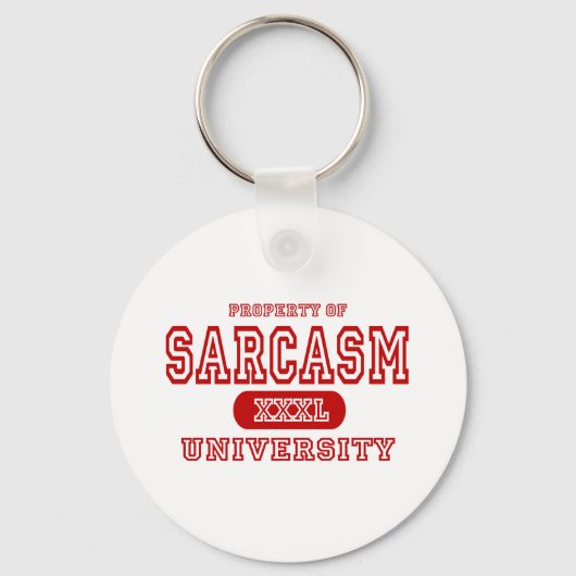 Universität Sarcasm Schlüsselanhänger (Vorderseite)