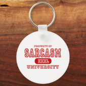 Universität Sarcasm Schlüsselanhänger (Vorderseite)