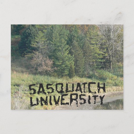 Universität Sasquatch - Mehrere Produkte Postkarte (Vorderseite)