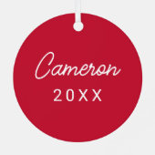 Universität Stony Brook | Seawolfen Ornament Aus Metall (Rückseite)