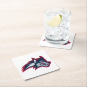 Universität Stony Brook | Seawolfen Rechteckiger Pappuntersetzer (Vor Ort)