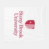 Universität Stony Brook | Wortmarke Fleecedecke (Vorderseite (Horizontal))