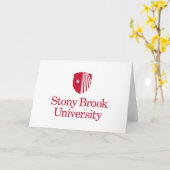 Universität Stony Brook | Wortmarke Karte (Gelbe Blume)