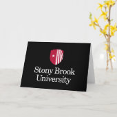 Universität Stony Brook | Wortmarke Karte (Gelbe Blume)