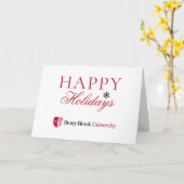 Universität Stony Brook | Wortmarke Karte (Gelbe Blume)