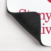 Universität Stony Brook | Wortmarke Mousepad (Ecke)
