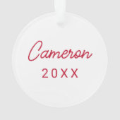 Universität Stony Brook | Wortmarke Ornament (Rückseite)