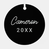 Universität Stony Brook | Wortmarke Ornament Aus Metall (Rückseite)