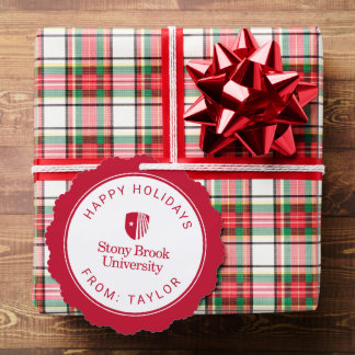 Universität Stony Brook | Wortmarke Ornament Karte