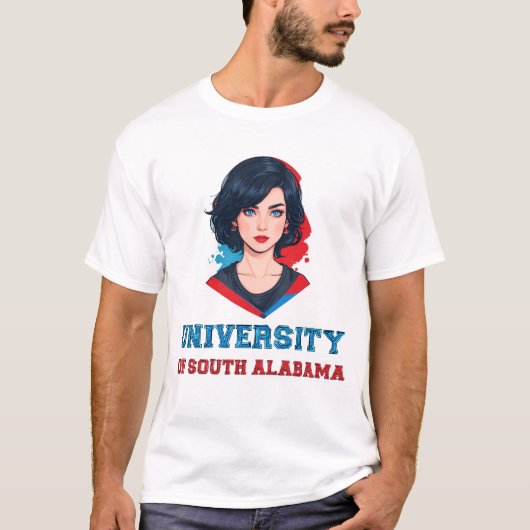 Universität Süd-Alabama T-Shirt (Vorderseite)