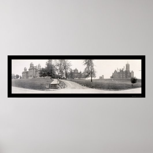 Universität Syrakus NY Foto 1909 Poster (Vorne)