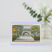 Universität Syrakus Vintages Stadion Postkarte (Stehend Vorderseite)