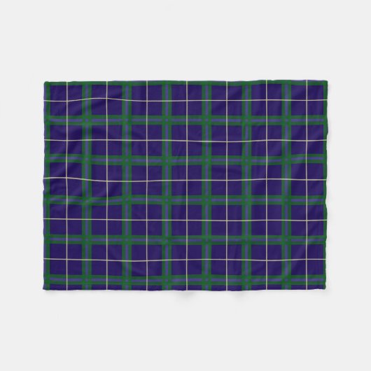Universität Tartan Fleecedecke (Vorderseite (Horizontal))