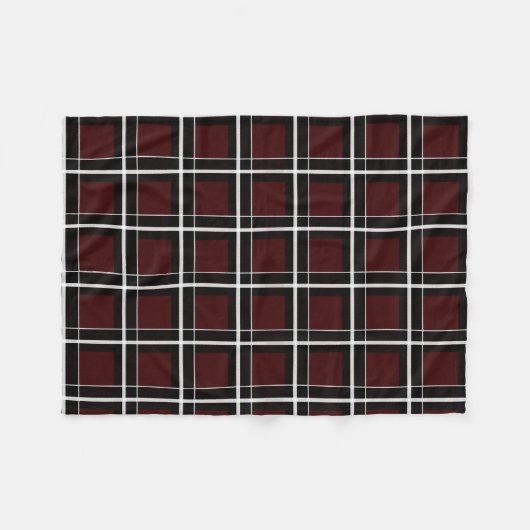Universität Tartan Fleecedecke (Vorderseite (Horizontal))