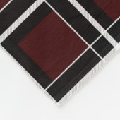 Universität Tartan Fleecedecke (Ecke)