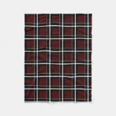 Universität Tartan Fleecedecke (Vorderseite)