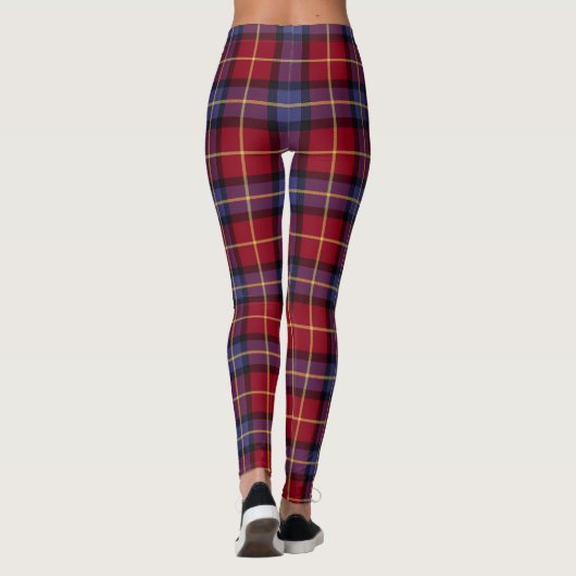 Universität Tartan Leggings (Rückseite)