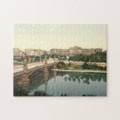 Universität und Brücke, Straßburg, Elsass, Puzzle (Horizontal)