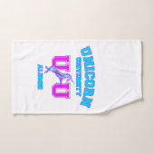 Universität Unicorn Badhandtuch Set (Handtuch)