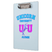 Universität Unicorn Klemmbrett (Links)
