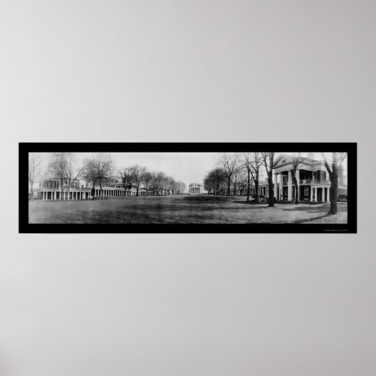 Universität Virginia Foto 1909 Poster (Vorne)
