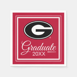 Universität von Abschluss Georgia Serviette