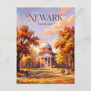 Universität von Delaware Campus USA Postkarte