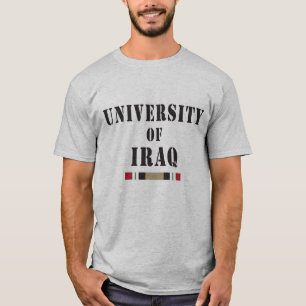 Universität von der Irak-Schablone T-Shirt