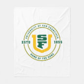 Universität von San Francisco Fleecedecke (Vorderseite)