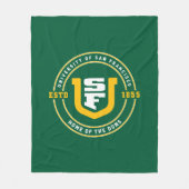 Universität von San Francisco Fleecedecke (Vorderseite)