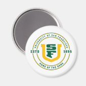 Universität von San Francisco Magnet (Vorderseite/Rückseite)